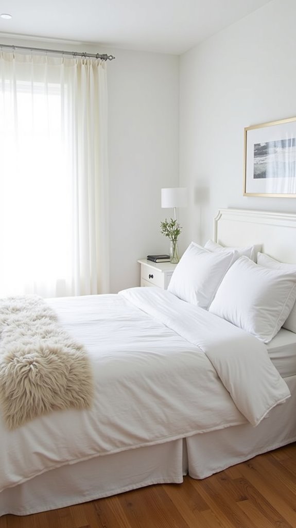 monochromatic white room design