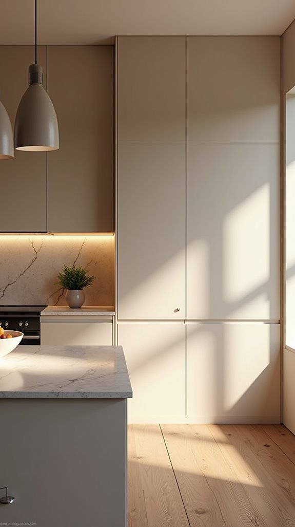mood enhancing cozy kitchen lighting