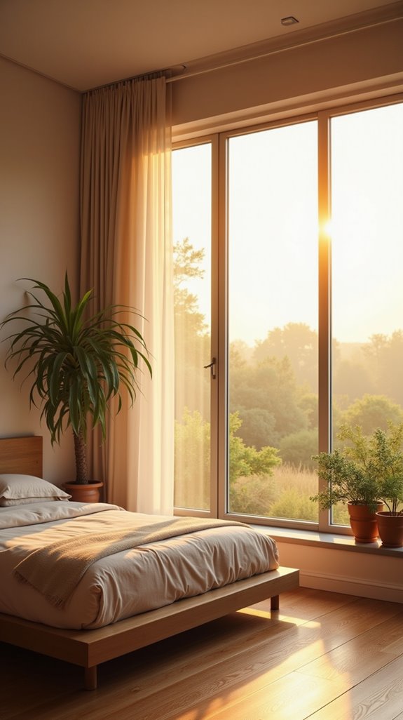 natural light enhances ambiance