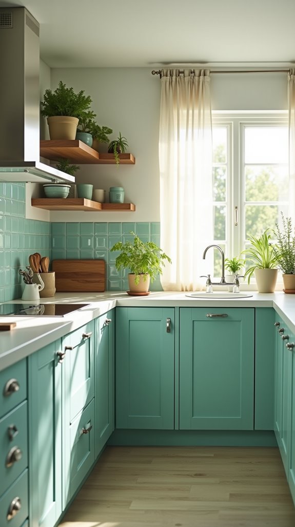 nature inspired kitchen tranquility