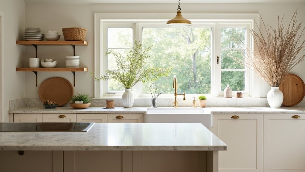 neutral and serene kitchens