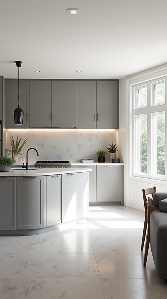 open spacious inviting kitchen
