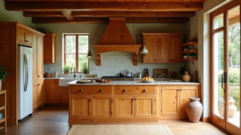 organic rustic kitchen designs