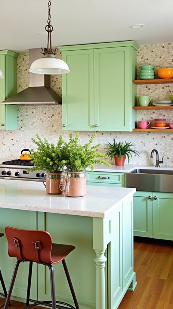 personalize your pistachio kitchen