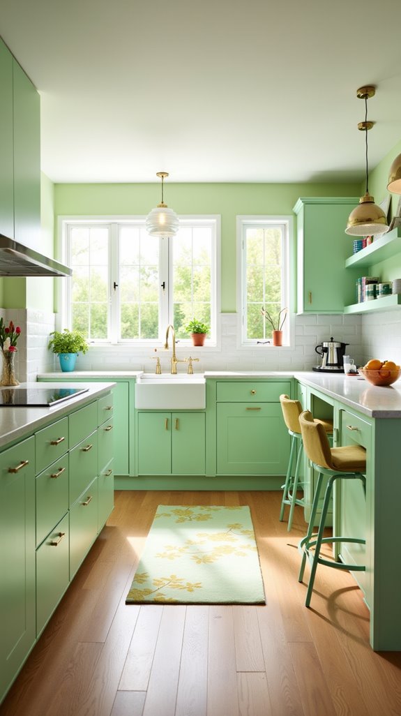 pistachio kitchen flooring options