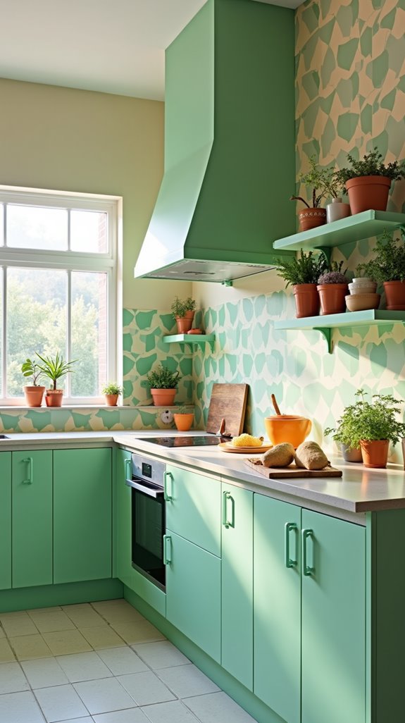 playful accent wall ideas