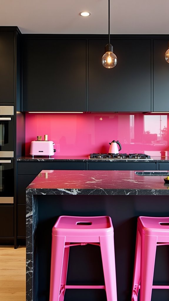 playful pink kitchen makeover