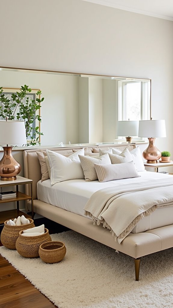 reflective decor enhances space