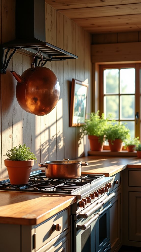 rustic charm with copper