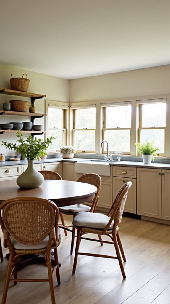 seamless kitchen dining flow