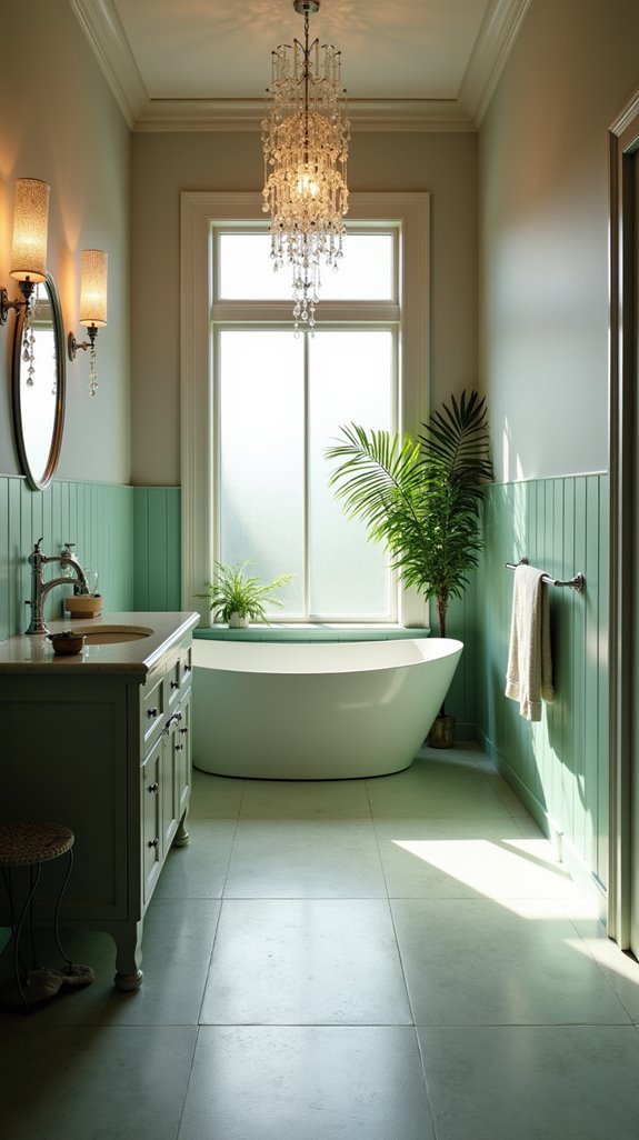 serene bathroom lighting ideas