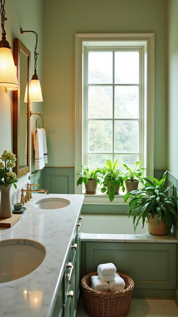 serene bathroom lighting solutions