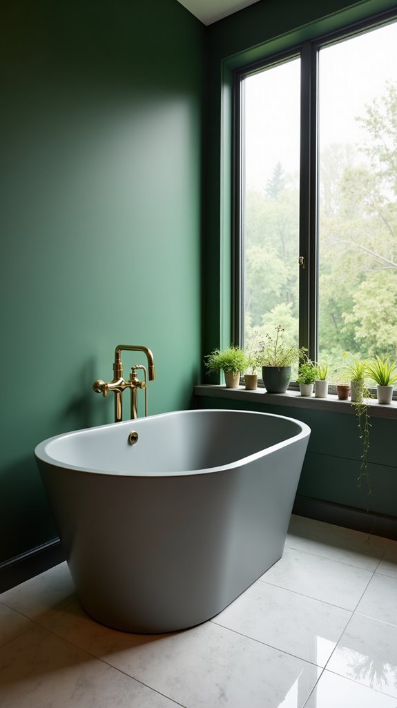 serene bathroom luxury fixtures