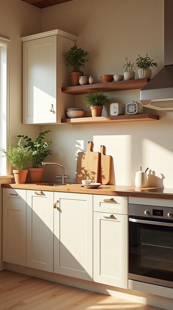 serene beige wood kitchens
