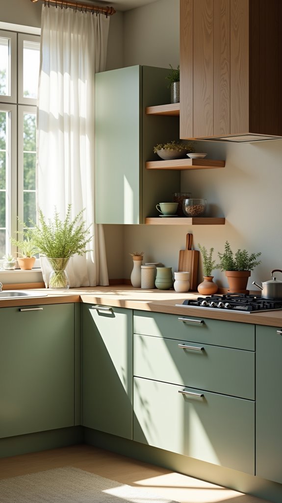 serene chic kitchen transformation