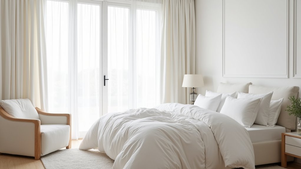 serene white bedroom ideas