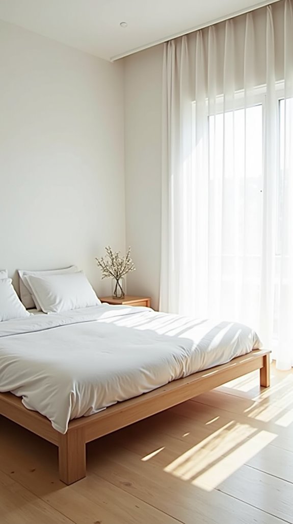 simple furniture for spaciousness