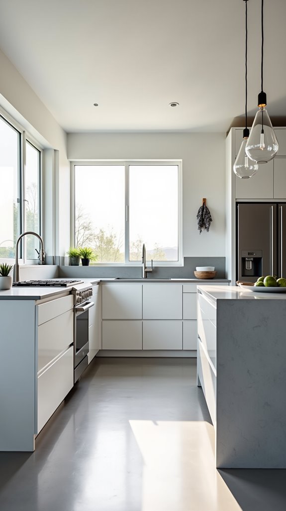 sleek functional serene spaces