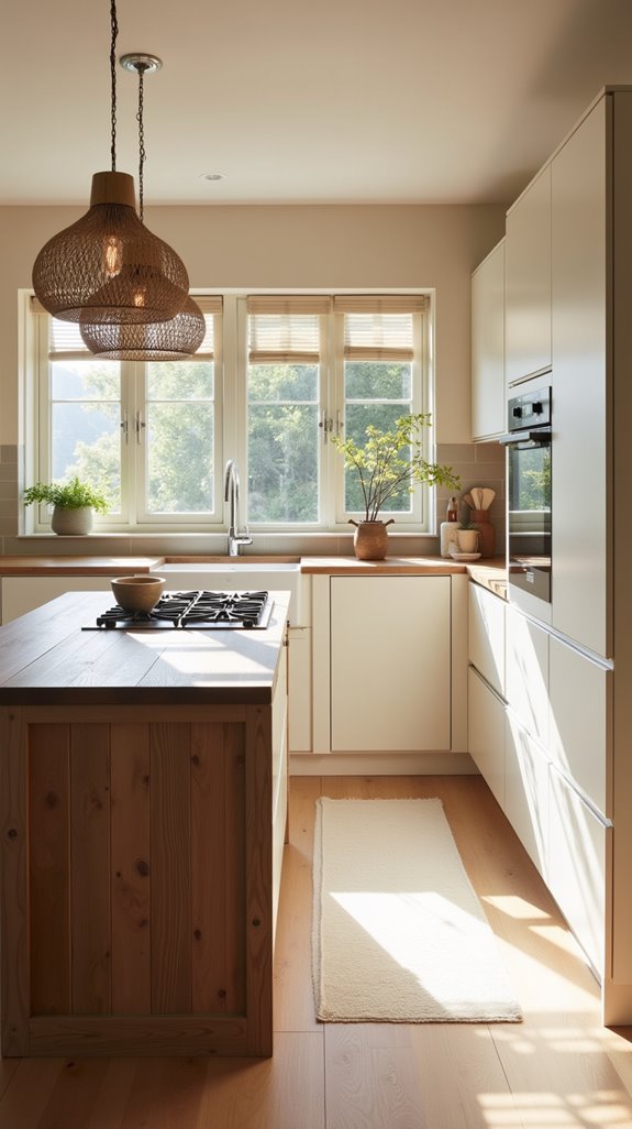spacious inviting kitchen design