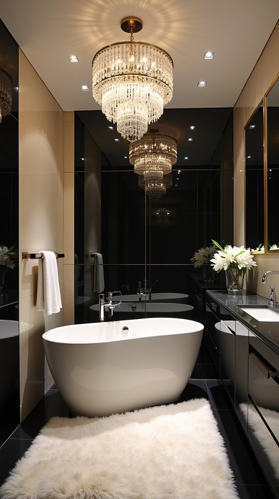 statement lighting enhances design