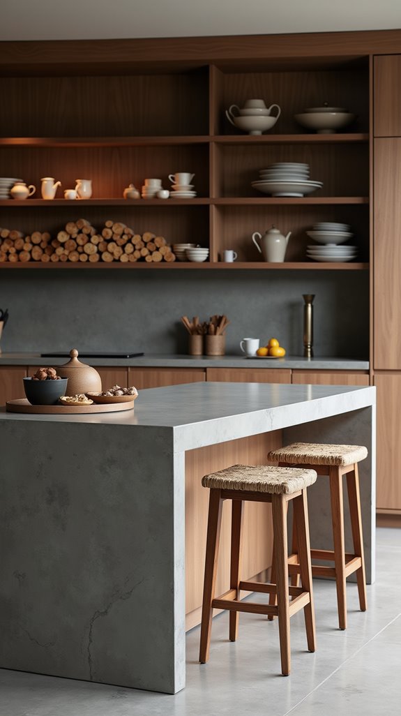 stylish and functional kitchen island