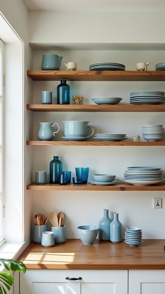 stylish open shelving solutions