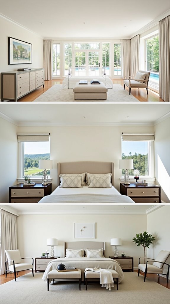 symmetrical furniture for tranquility