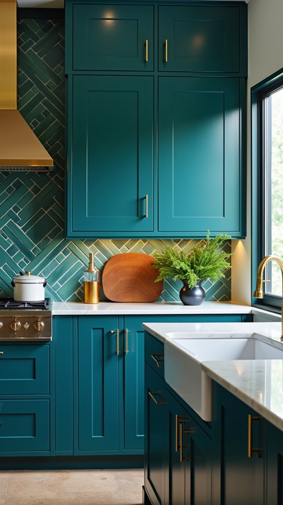 teal and blue green harmony