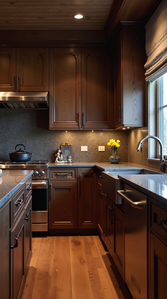 textured ash cabinet designs
