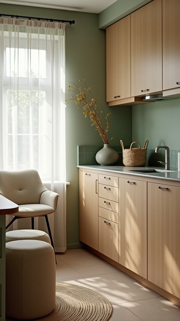 textured warmth in kitchens
