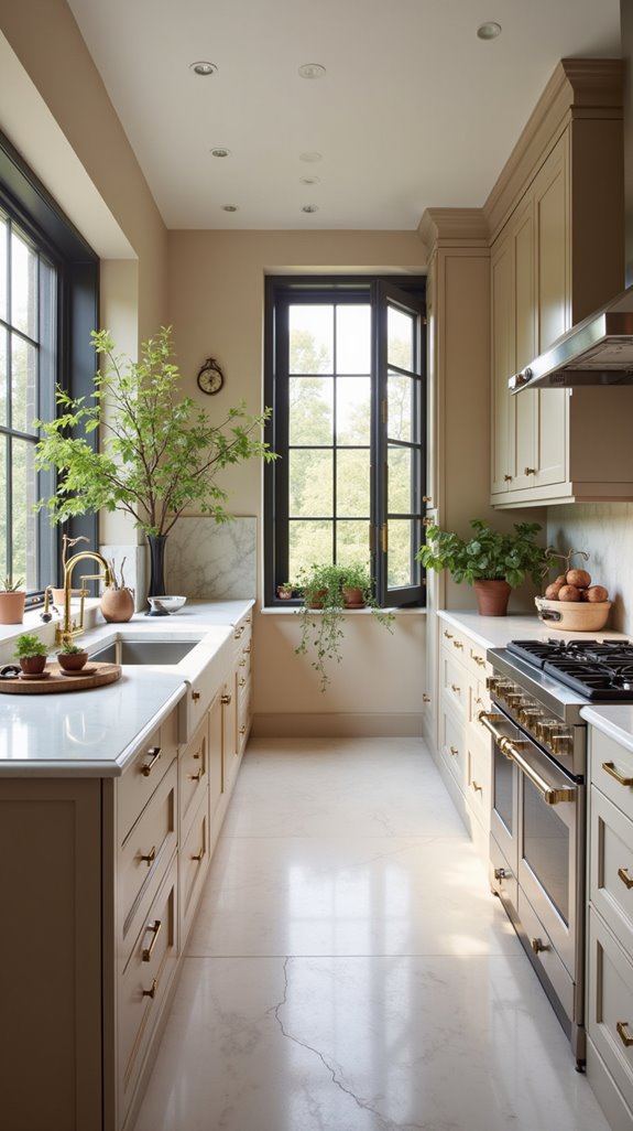 timeless taupe cabinet selection