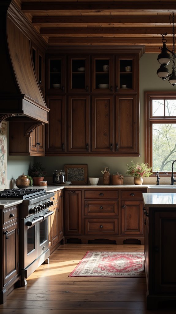 timeless vintage pine cabinets