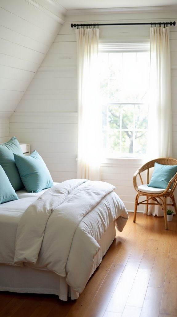 tranquil coastal bedroom retreat