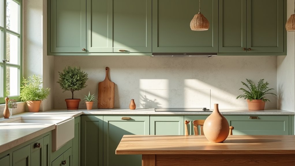 tranquil natural kitchen ambiance