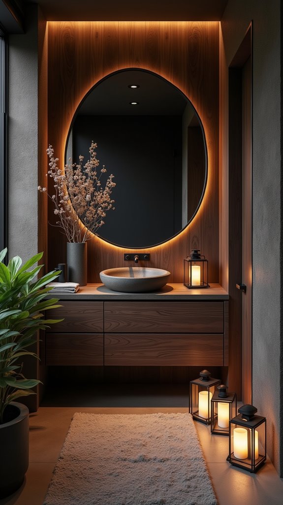 transform bathroom with lighting