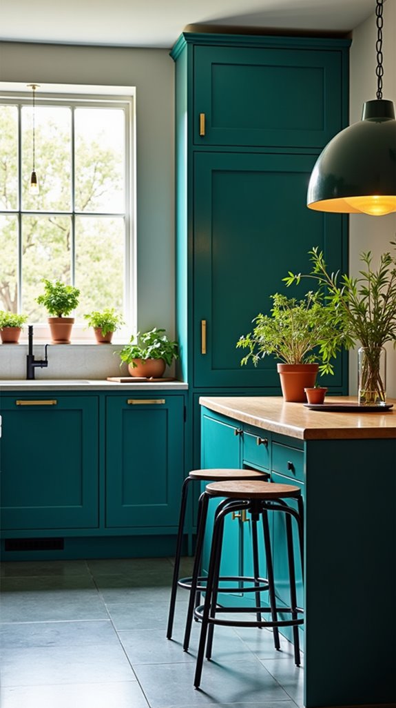 transform your kitchen with teal