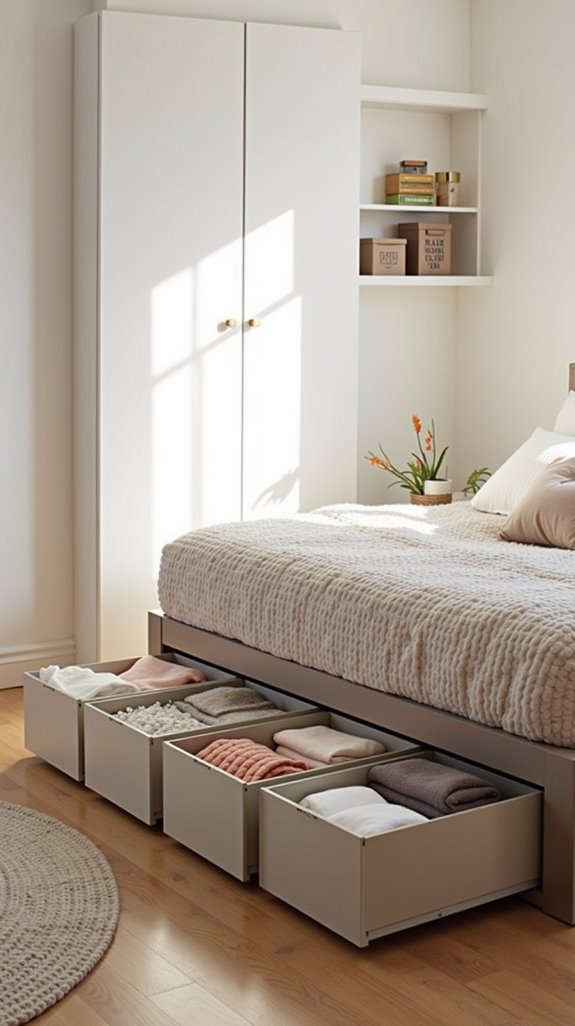 under bed storage solutions maximize