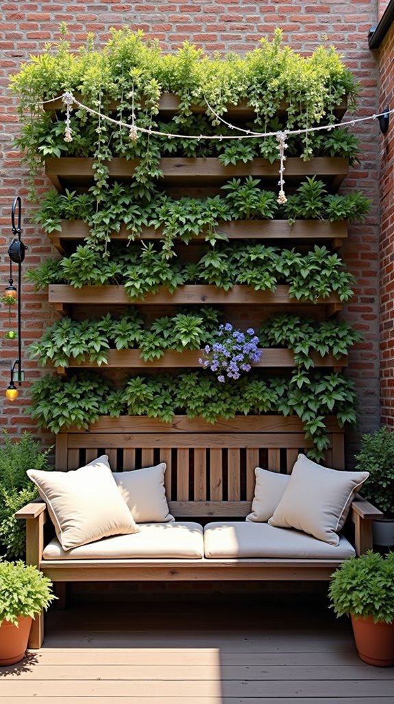vertical gardens enhance aesthetics