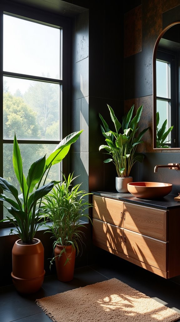 vibrant greenery for tranquility