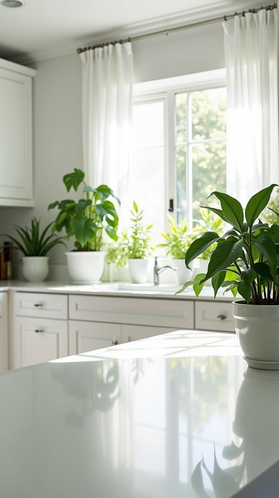 vibrant indoor plant displays