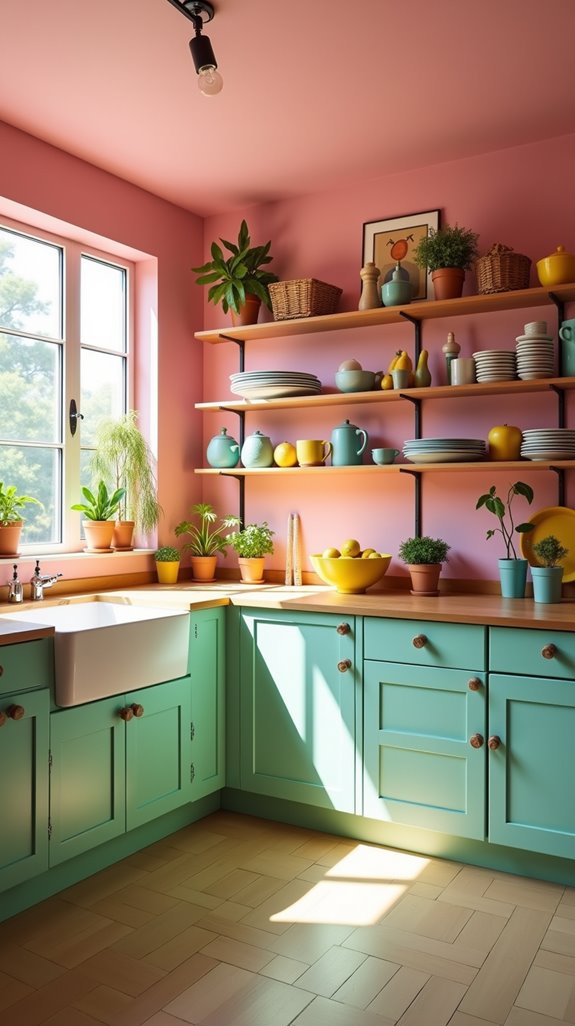 vibrant kitchen storage solutions