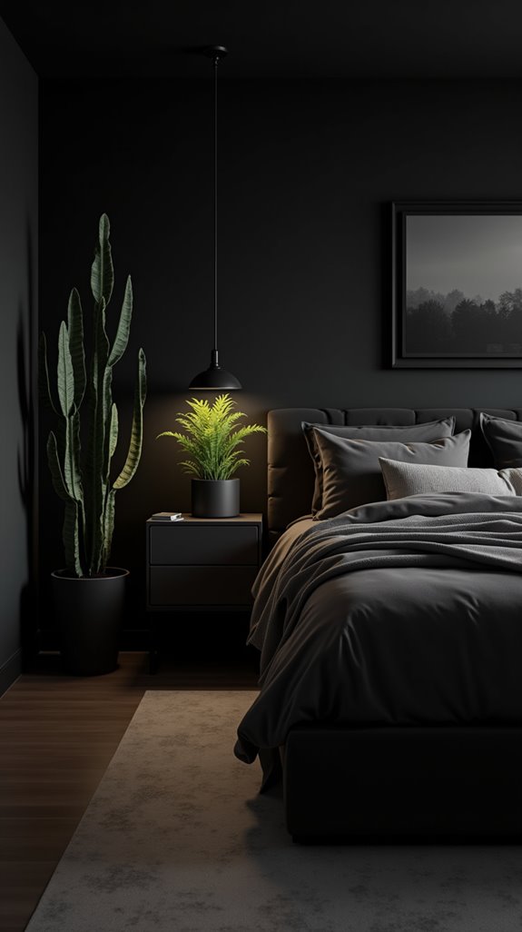 vibrant plants enhance bedrooms