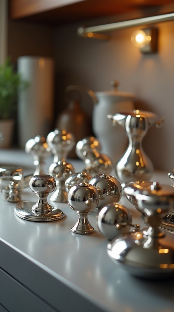 vintage silver kitchen elegance