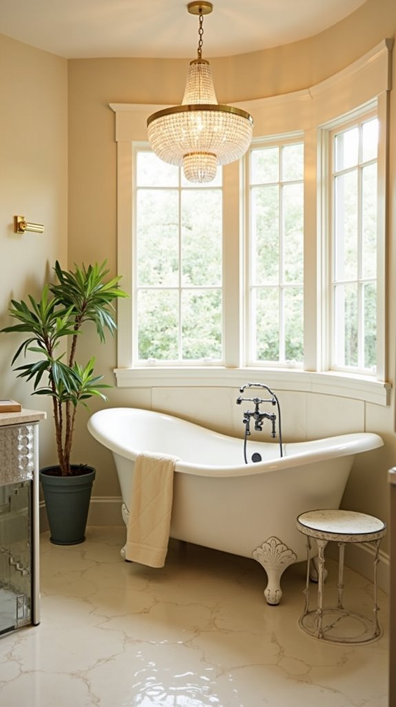 warm cream lighting ambiance