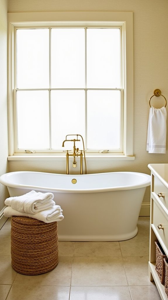 warm inviting bathroom sanctuary