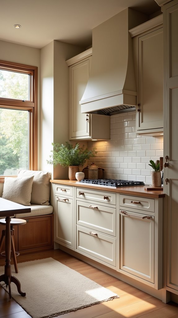 warm wooden elegance kitchen